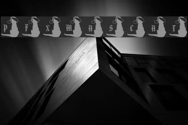 pf_xmas_cat Font examples