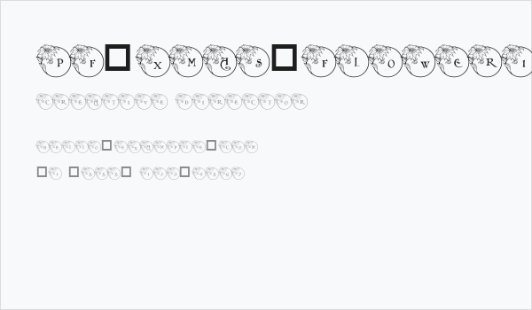 pf_xmas_flower1 Business Card