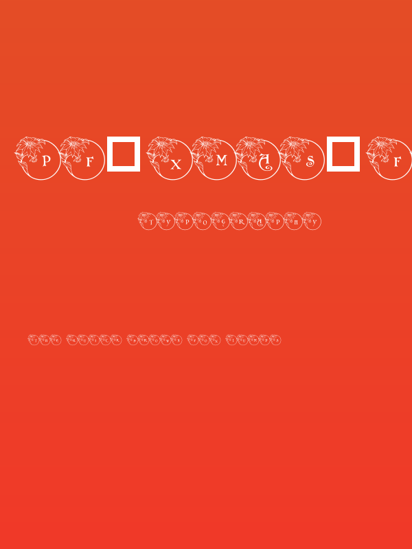 pf_xmas_flower1 Poster