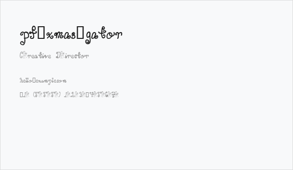 pf_xmas_gator Business Card