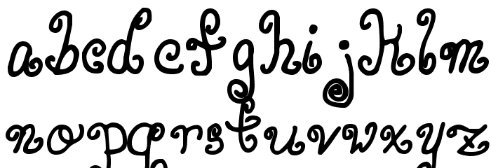 pf_xmas_gator Font LOWERCASE