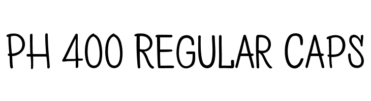 PH 400 Regular Caps Font