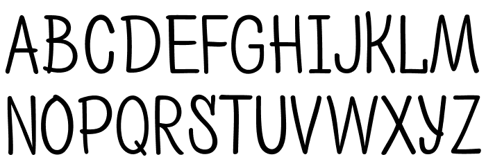 PH 400 Regular Caps Font LOWERCASE