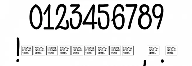 PH 600 Regular Caps Font OTHER CHARS