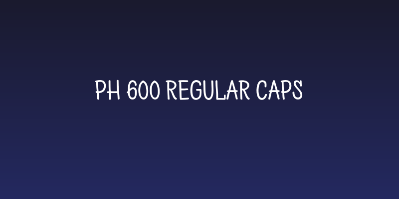 PH 600 Regular Caps Social Header