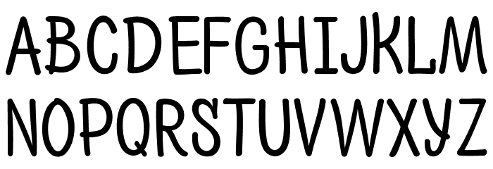 PH 600 Regular Caps Font LOWERCASE
