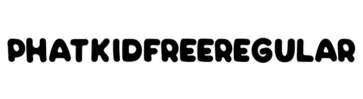 PHATKIDfreeRegular  Frei Schriftart Herunterladen