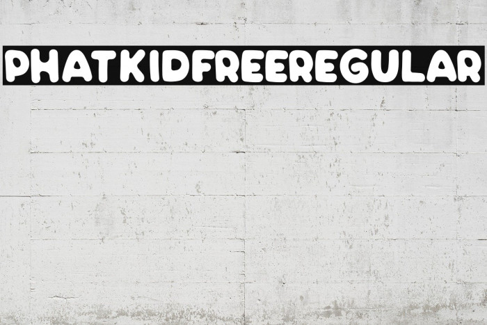 PHATKIDfreeRegular Example 1