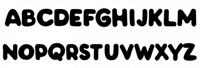 PHATKIDfreeRegular 字体 小写