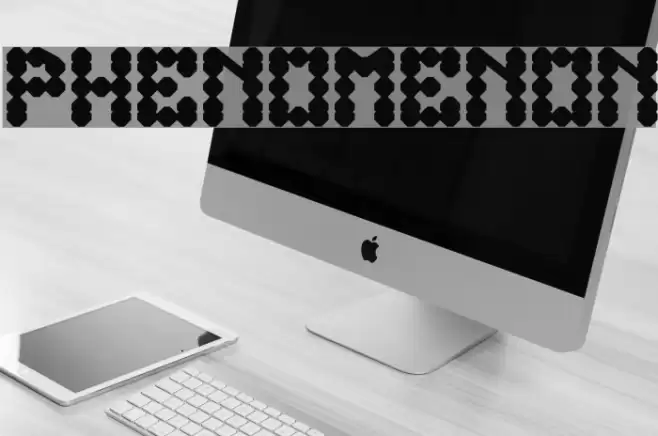 PHENOMENON Font examples