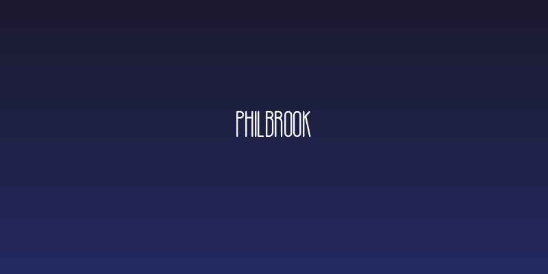 PHILBROOK Social Header