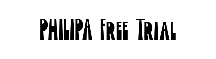 PHILIPA Free Trial  font caratteri gratis