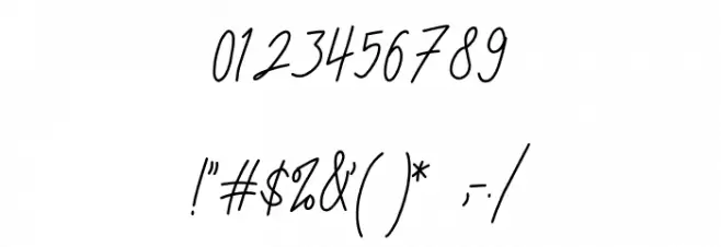 PHILIPS MORRIES DEMO Font OTHER CHARS