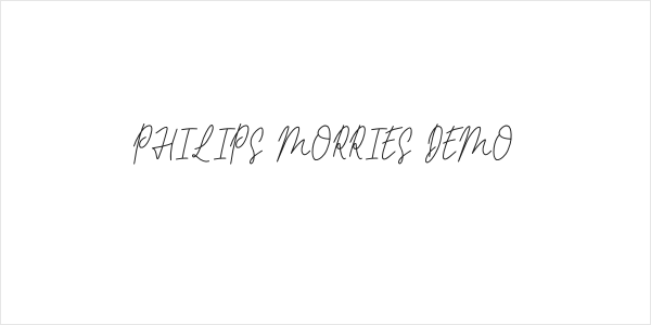 PHILIPS MORRIES DEMO Logo