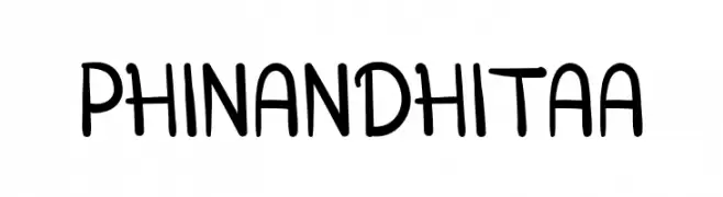 PHINANDHITAA  Descarca Fonturi Gratis