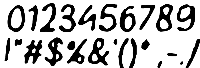 PHOBIA NIGHT Font OTHER CHARS