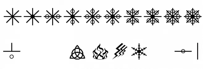 PHOENIX GLYPH Font OTHER CHARS