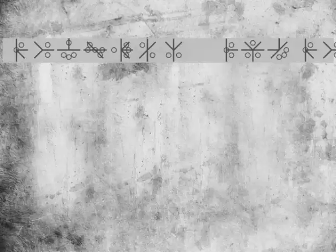 PHOENIX GLYPH Font examples