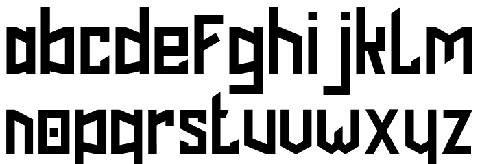 PHOENIX SQUAD Font LOWERCASE