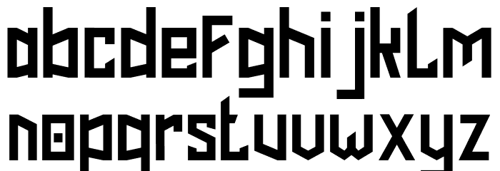 PHOENIXSQUAD Font LOWERCASE