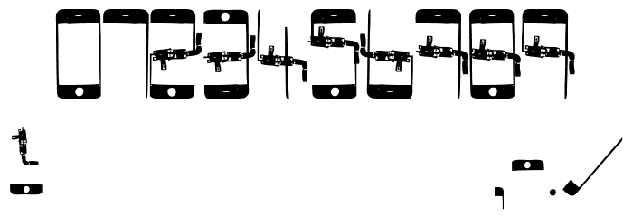 PHONESCAN Font OTHER CHARS