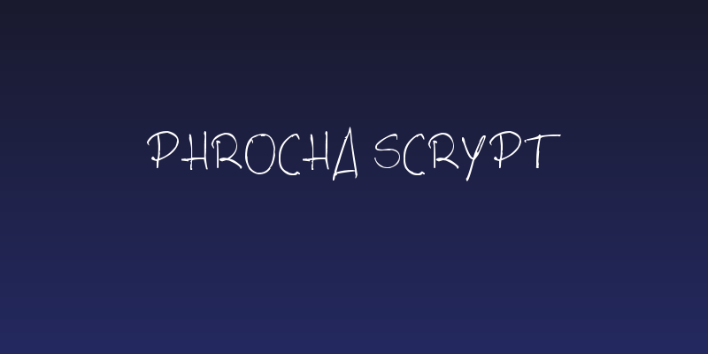 PHRocha Scrypt Social Header