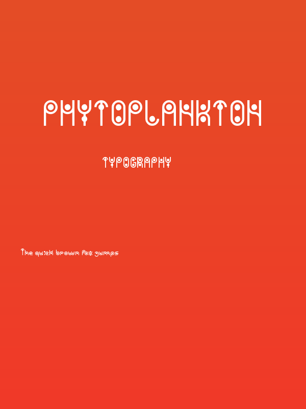 PHYTOPLANKTON Poster