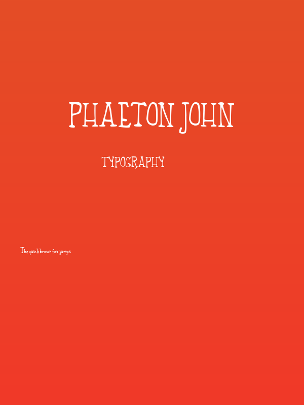 Phaeton John Poster