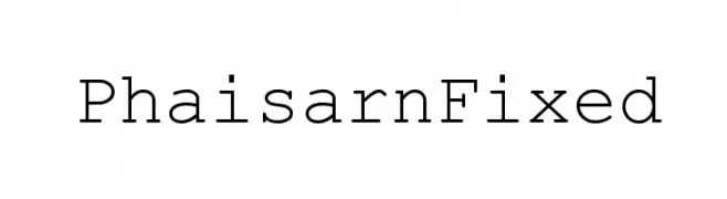 PhaisarnFixed  Fuentes Gratis Descargar