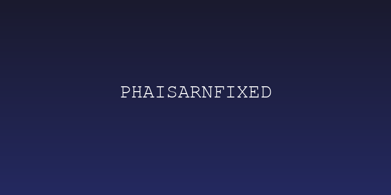PhaisarnFixed Social Header