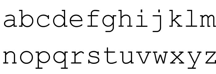 Phaisarn Schriftart Kleinbuchstaben