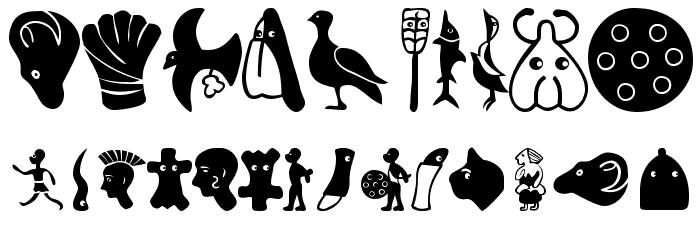 PhaistosAlphabet Font OTHER CHARS