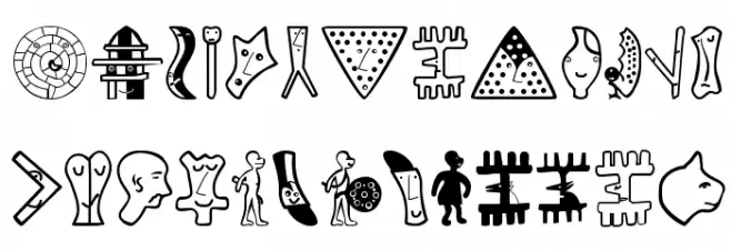 PhaistosToday 字体 大写