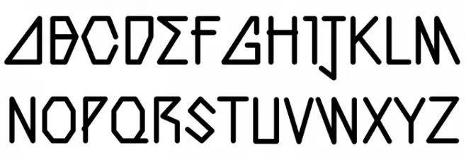 Phalang 字体 大写