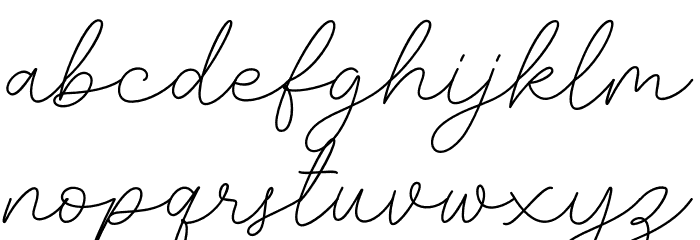 Phallains Font LOWERCASE