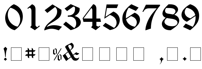 Phalyn フォント その他の文字