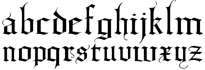 Phalyn フォント 小文字