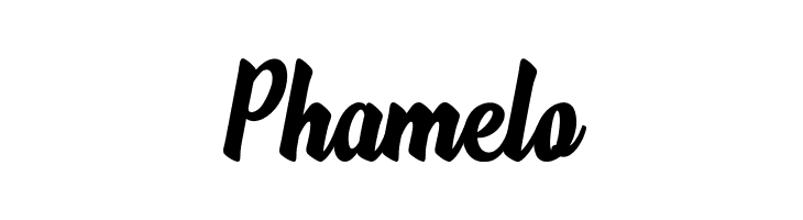 Phamelo  免费字体下载
