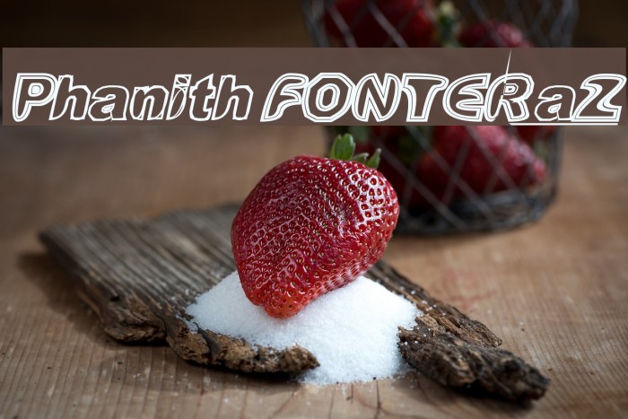 Phanith FONTER aZ Font examples
