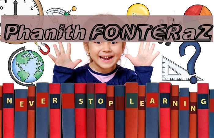 Phanith FONTER aZ Font examples