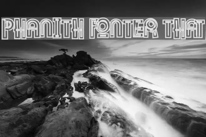 Phanith Fonter THAT Font examples