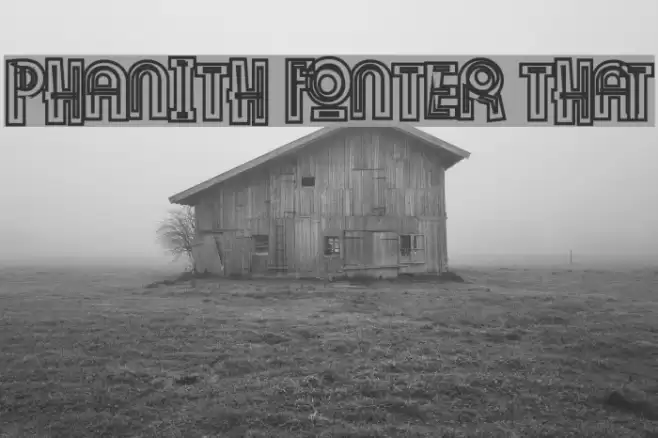 Phanith Fonter THAT Font examples