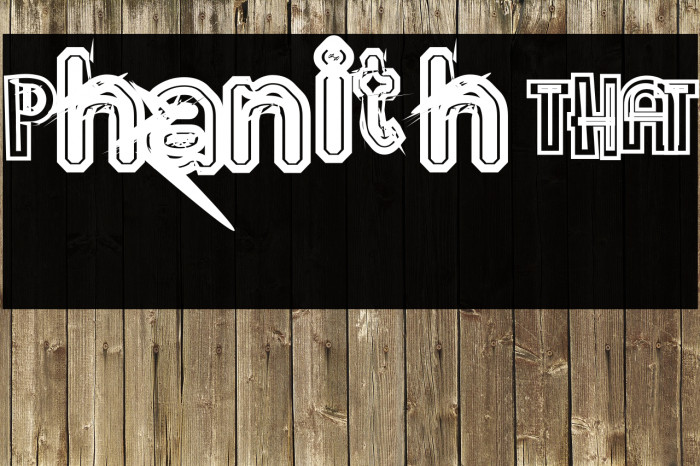 Phanith THAT Font examples