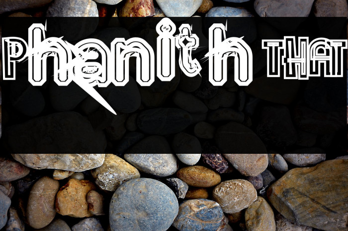 Phanith THAT Font examples