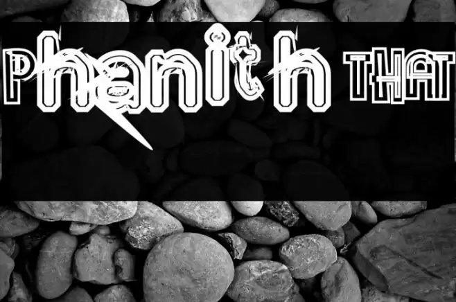 Phanith THAT फ़ॉन्ट examples