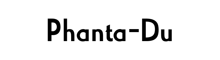 Phanta-Du  font caratteri gratis