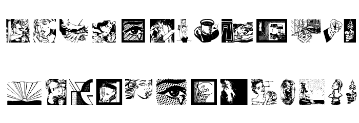 PhantaToons Font LOWERCASE