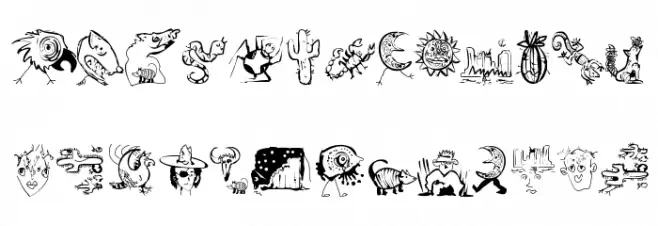Phantabats Fonte MAIÚSCULAS
