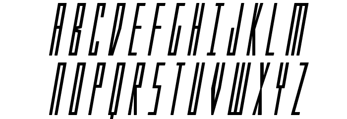 Phantacon Bold Italic Schriftart Groß