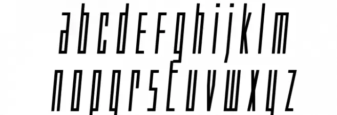 Phantacon Bold Semi-Italic 字体 小写